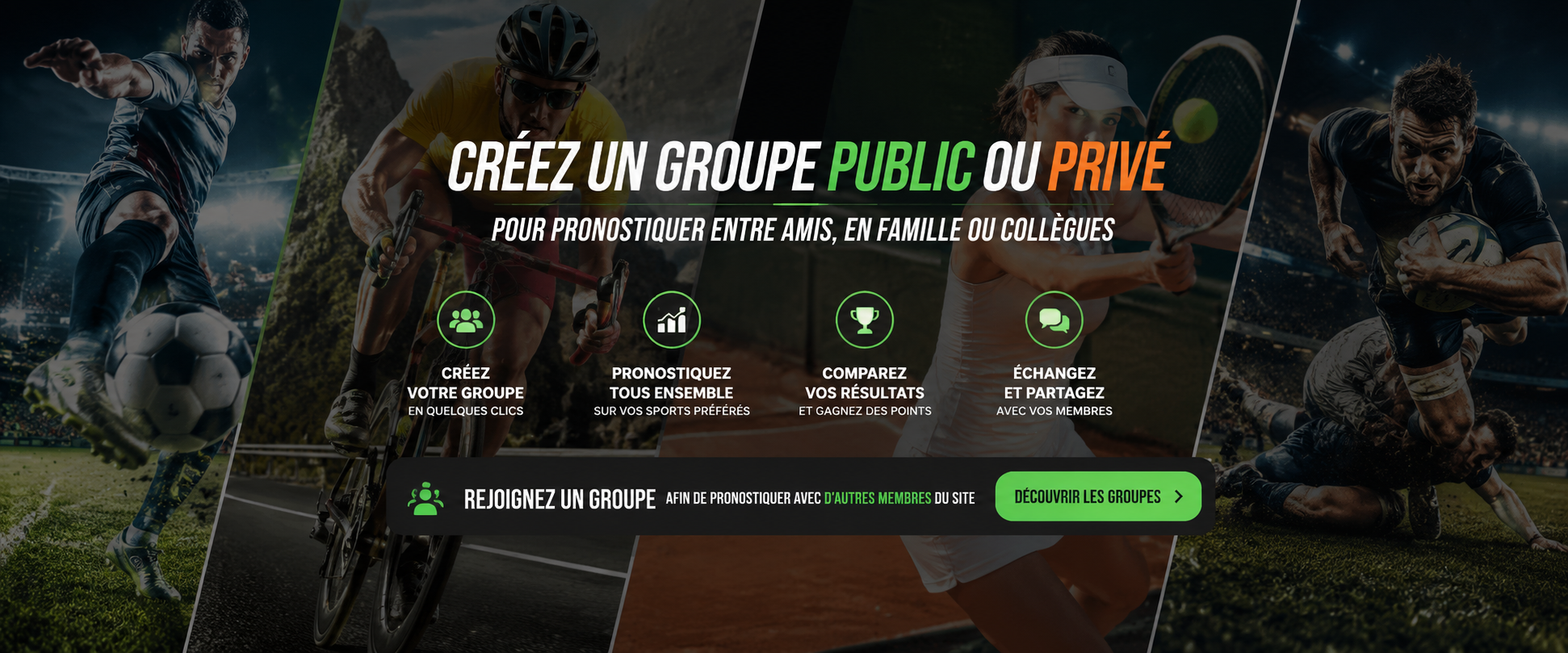 Pronostics sportifs entre amis